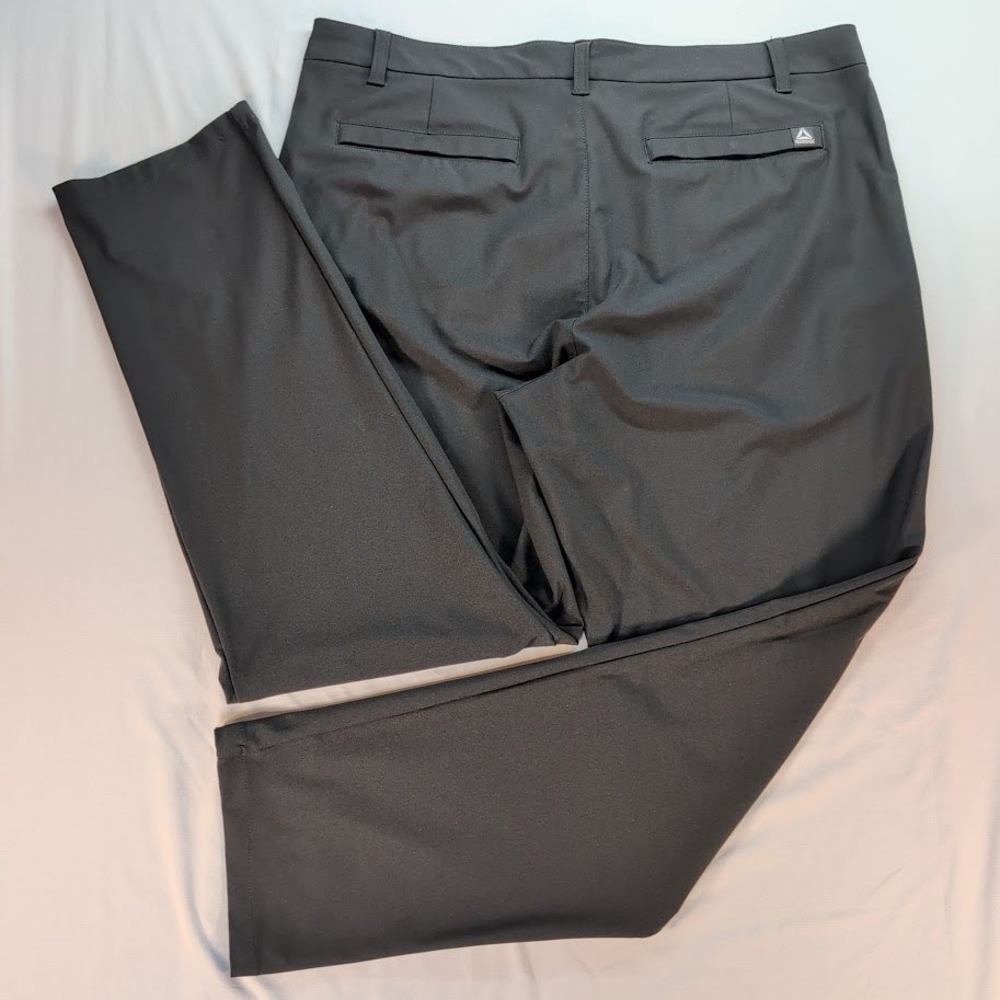 Reebok Mens Performance Pants Black 38x32 Golf Stretch Athletic - Picture 5 of 7